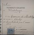 1918-12-20 contributo al Patronato Scolastico di Medolago